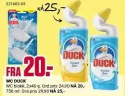Europris Duck wc blokk tilbud