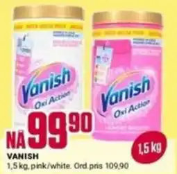 Europris Vanish Oxi Action tilbud