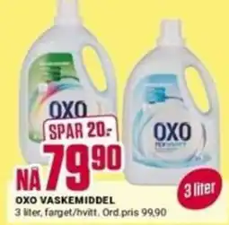 Europris Oxo vaskemiddel tilbud