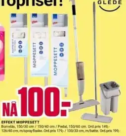 Europris Glede effekt moppesett tilbud
