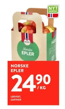 Jacobs Gartner epler tilbud