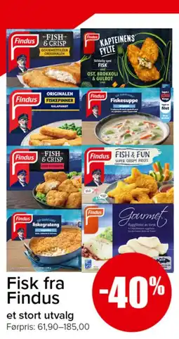 Spar Fisk fra Findus tilbud