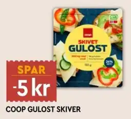 Coop Mega Coop gulost skiver tilbud