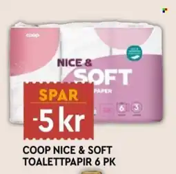 Coop Mega Coop nice & soft toalettpapir tilbud