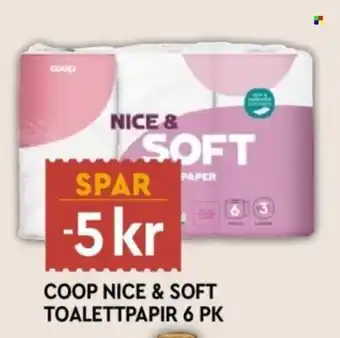 Coop Mega Coop nice & soft toalettpapir tilbud