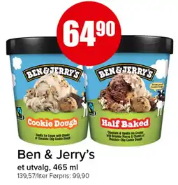 Spar Ben & Jerry's et utvalg tilbud