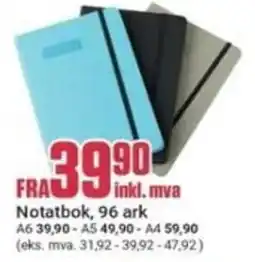 Europris Notatbok tilbud