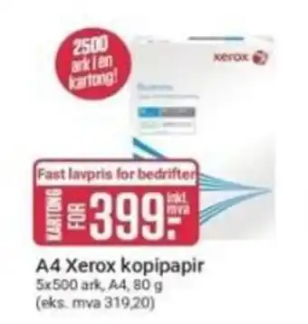 A4 Xerox kopipapir