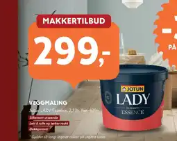 Byggmakker Jotun veggmaling tilbud