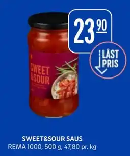 Rema 1000 Rema 1000 Sweet & Sour Saus tilbud