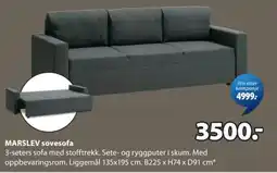 JYSK Marslev sovesofa tilbud
