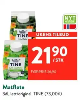 Jacobs Tine matfløte tilbud