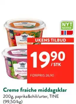 Jacobs Tine creme fraiche middagsklar tilbud