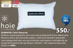 JYSK Høie downfeel cool fiberpute tilbud