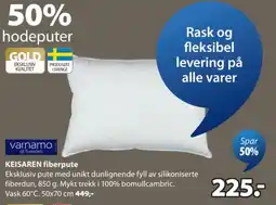 JYSK Varnamo keisaren fiberpute tilbud
