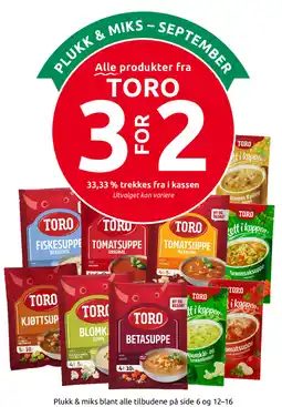 Joker Toro alle produkter tilbud