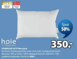JYSK Høie downlike eco fiberpute tilbud