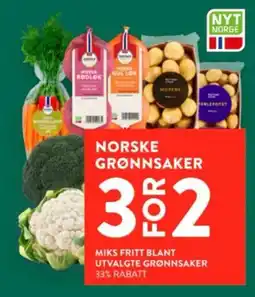 Jacobs Norske grønnsaker tilbud