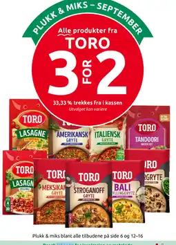 Joker Toro alle produkter tilbud
