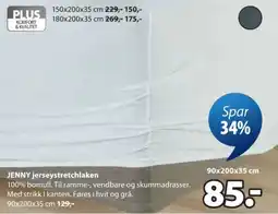 JYSK Jenny jerseystretchlaken tilbud
