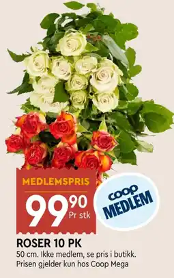 Coop Mega Coop Roser 10 pk tilbud