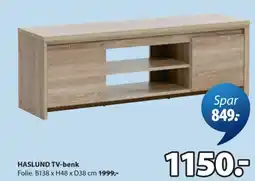 JYSK Haslund TV-benk tilbud
