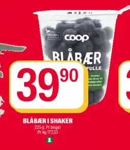 Coop Extra Coop blåbær i shaker tilbud