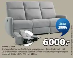 JYSK Vonsild sofa tilbud