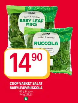 Coop Extra Coop vasket salat baby leaf/ruccola tilbud