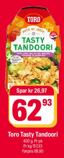 Coop Extra Toro Tasty Tandoori tilbud