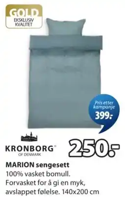JYSK Kronborg Marion sengesett tilbud