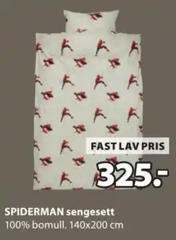 JYSK Spiderman sengesett tilbud