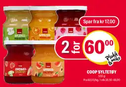 Coop Extra Coop syltetøy tilbud