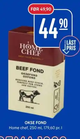 Rema 1000 Home chef beef fond tilbud