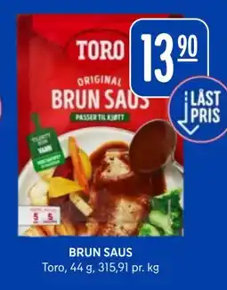 Rema 1000 Toro brun saus tilbud