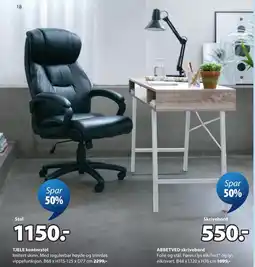 JYSK Tjele kontorstol tilbud