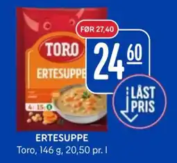 Rema 1000 Toro ertesuppe tilbud