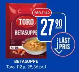 Rema 1000 Toro betasuppe tilbud