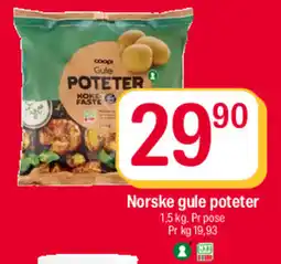 Coop Extra Coop gule poteter tilbud