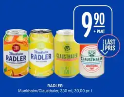 Rema 1000 Radler Munkholm/Clausthaler tilbud