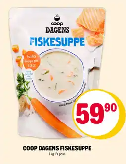 Coop Extra Coop dagens fiskesuppe tilbud