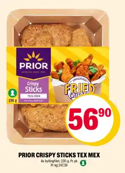 Coop Extra Prior crispy sticks tex mex tilbud