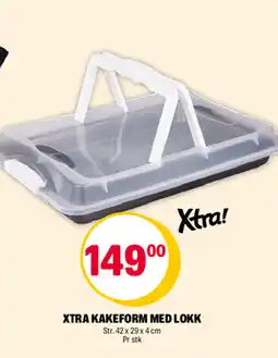 Coop Extra Xtra kakeform med lokk tilbud
