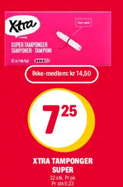 Coop Extra Xtra tamponger super tilbud