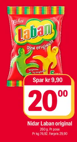 Coop Extra Nidar Laban original tilbud