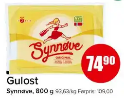 Spar GULOST tilbud