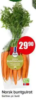 Spar Norsk buntgulrot tilbud