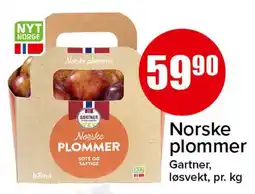 Spar Norske plommer tilbud