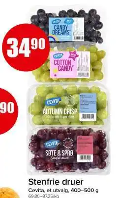 Spar Stenfrie druer tilbud