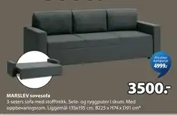 JYSK MARSLEV sovesofa tilbud
